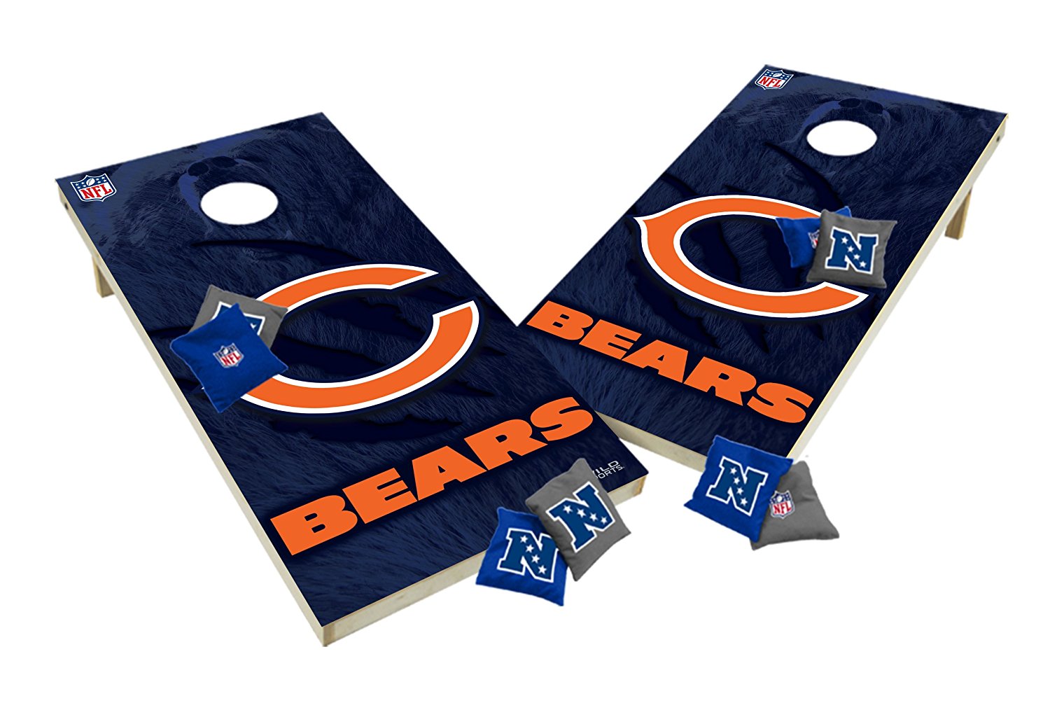 Bears Cornhole Bean Bag Toss LED Lights Rental Chicago